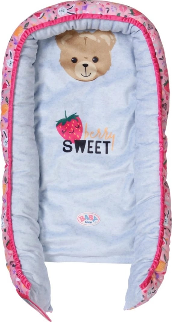 Djep udhëtimi për kukull, Baby Born, 835821-116724, material tekstili, për fëmijë 3+, shumëngjyrësh