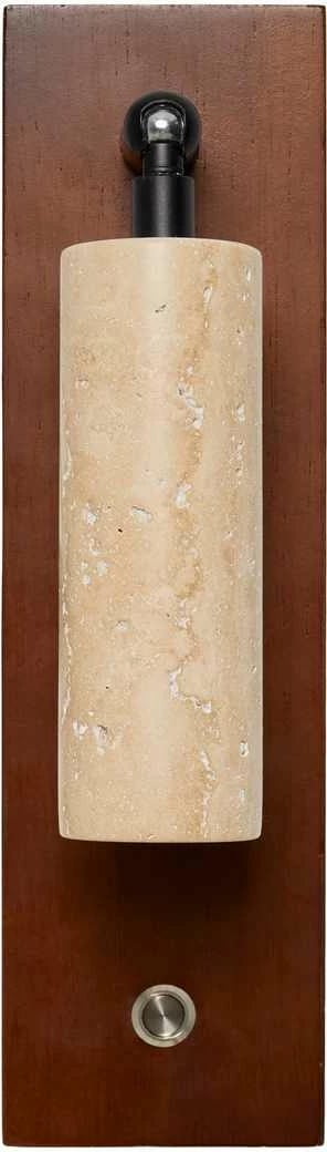 Llambë muri Opviq, Klein, ngjyrë druri arre dhe bezhë