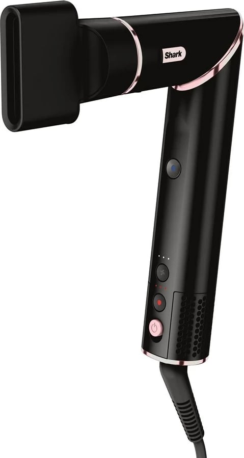 Stiluese për floke Multistyler Shark FlexStyle 5-in-1, 1400W, e zezë/ rozë