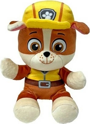Lodër pelushi Paw Patrol Rubble, 15 cm, shumëngjyrëshe