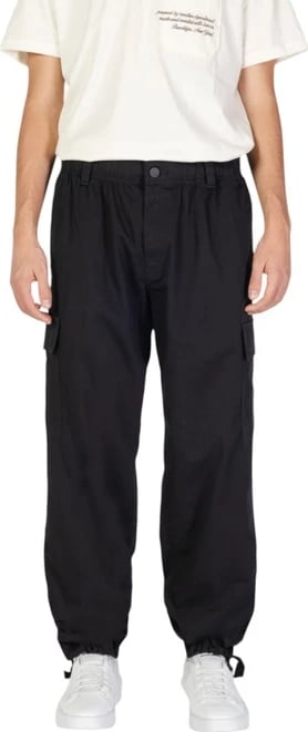 Pantallona Calvin Klein Jeans për meshkuj, të zeza