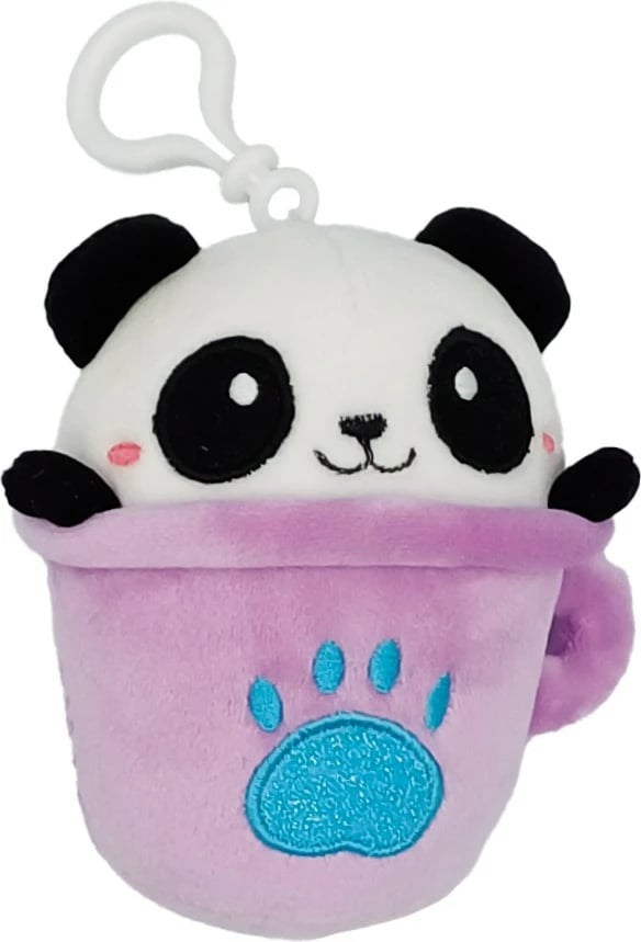 Set brelokë plushi Stnux Animal Mug, 9 copë, shumëngjyrësh