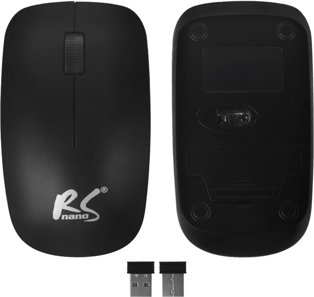 Set tastierë dhe maus Maclean NanoRS RS580, wireless, e zezë