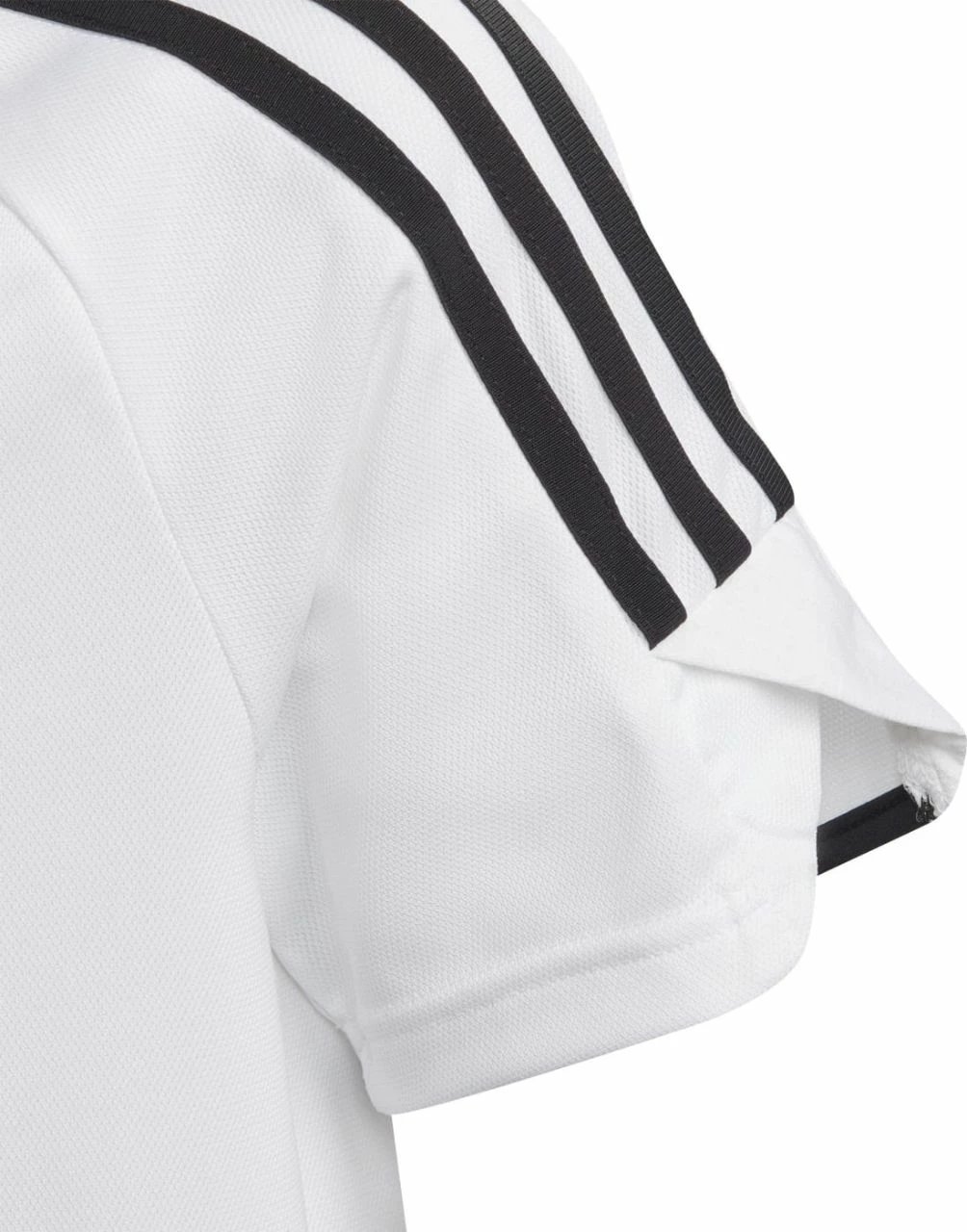 Maicë polo për fëmijë adidas, e bardhë