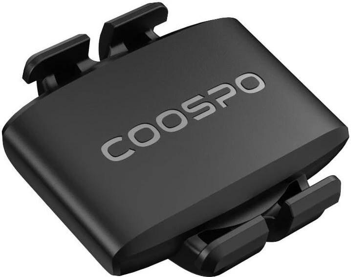 Sensor kadence Coospo BK9C për biçikletë, Bluetooth 5.0 dhe ANT+, i zi