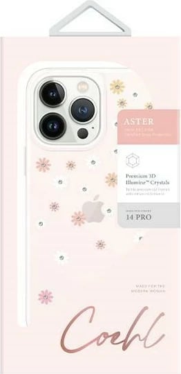 Mbështjellës UNIQ Coehl Aster për iPhone 14 Pro, rozë