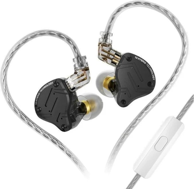 Kufje KZ ZS10 PRO X, me kabllo, In-ear, e zezë