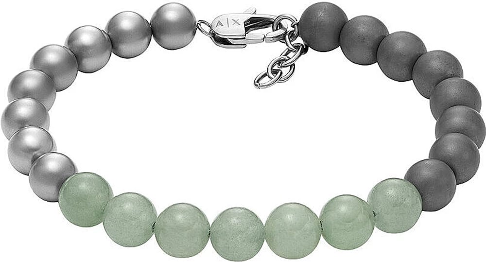 Byzylyk për meshkuj ARMANI EXCHANGE JEWELS Classic, gri e gjelbër