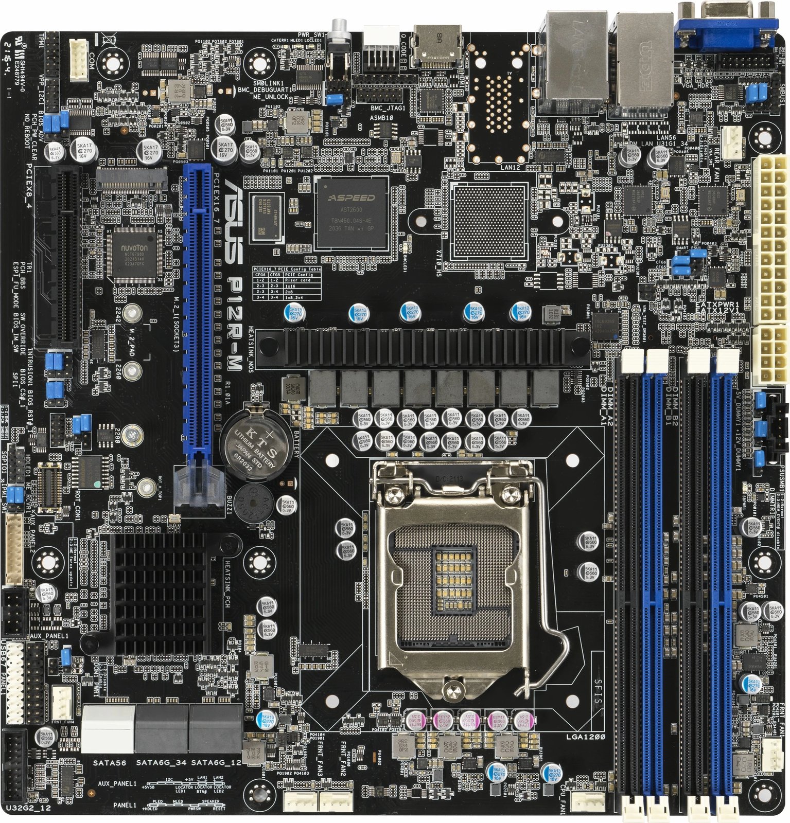 Pllakë amë ASUS P12R-M, microATX, LGA 1200, DDR4, 2x1G, e zezë