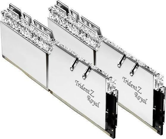 RAM Memorje G.SKILL Trident Z Royal RGB, 32GB (2x16GB), DDR4, 3600MHz, CL18, Argjendtë