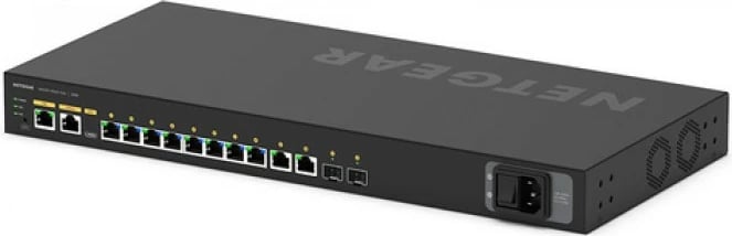 Switch Netgear M4250-10G2F-PoE+, GSM4212P-100EUS, 8x PoE+, 2x GE, 2x SFP, i zi