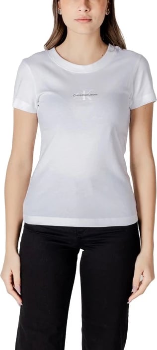 Maicë për femra Calvin Klein Jeans, e bardhë
