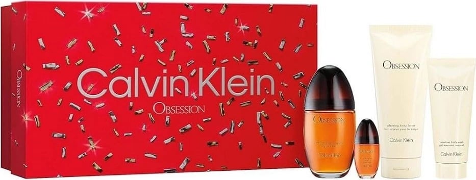 Set Eau de Parfum për femra Calvin Klein Obsession 100ml + 15ml + 200ml + 100ml