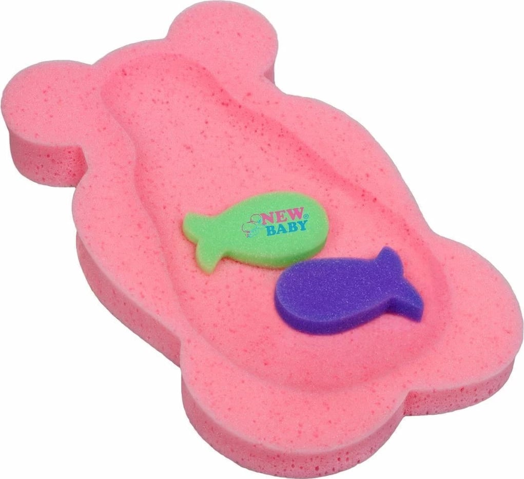 Jastëk shkumë banje, New Baby, BASIC Bear Maxi, 58 cm, rozë