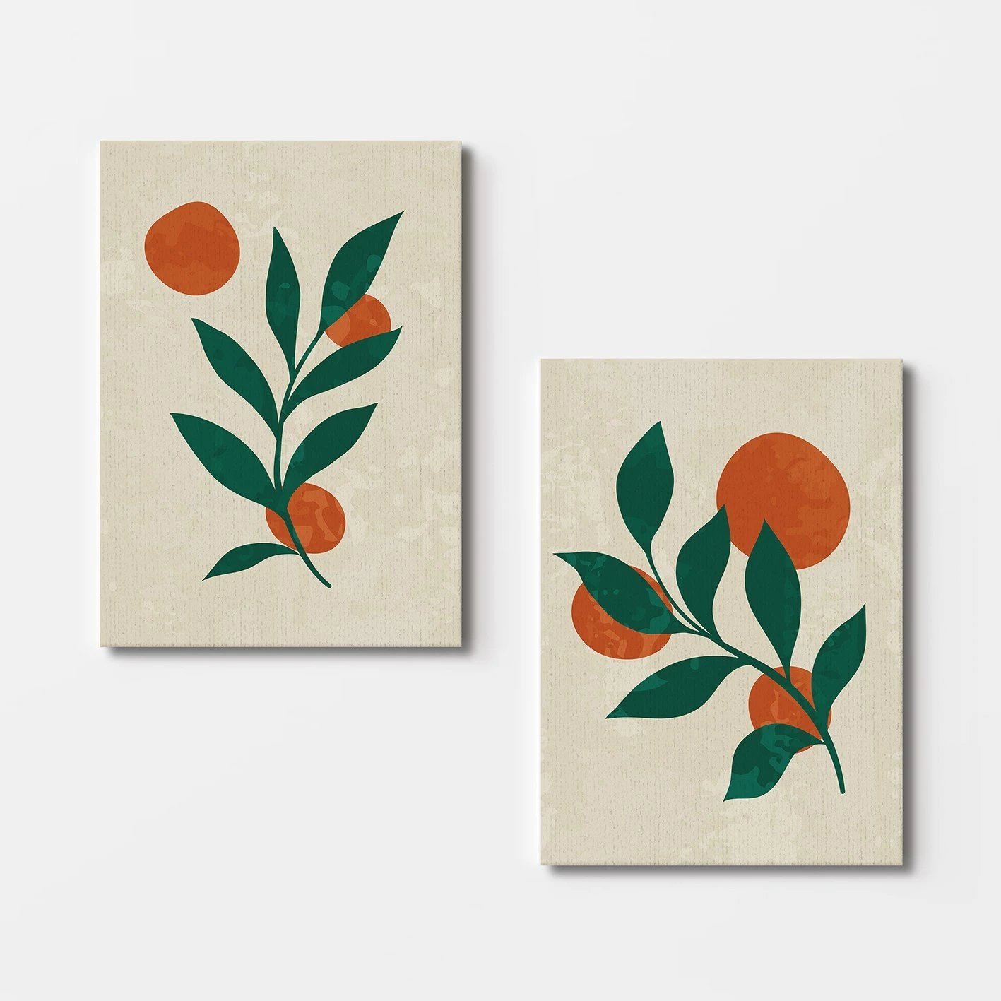 Pikturë dekorative në kanavacë (2 copë), Wallity, 2KNV4359, 50x70