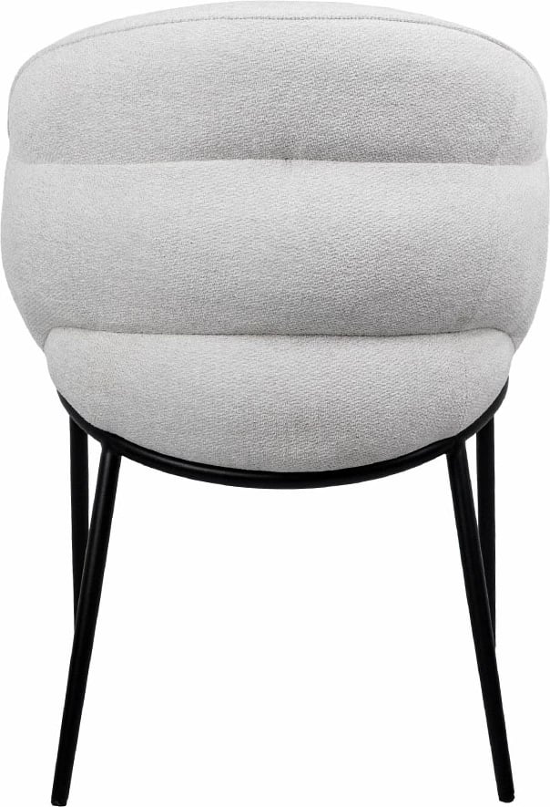 Karrige me mbështetëse krahësh Carmen, krem, 59x60.5x83.5