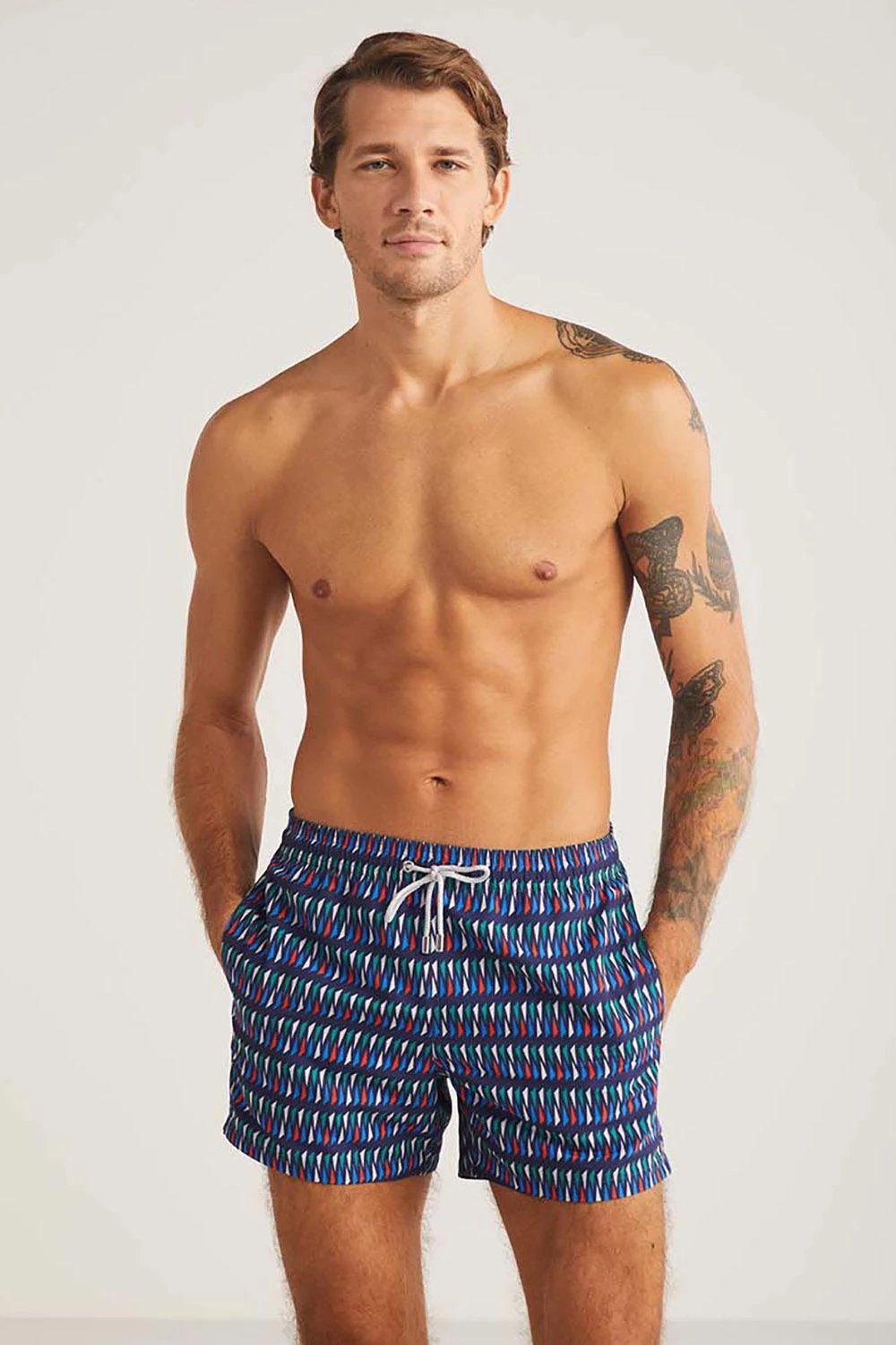 Tanga për not për meshkuj, ngjyrë navy blue, Jumeon, Garcia