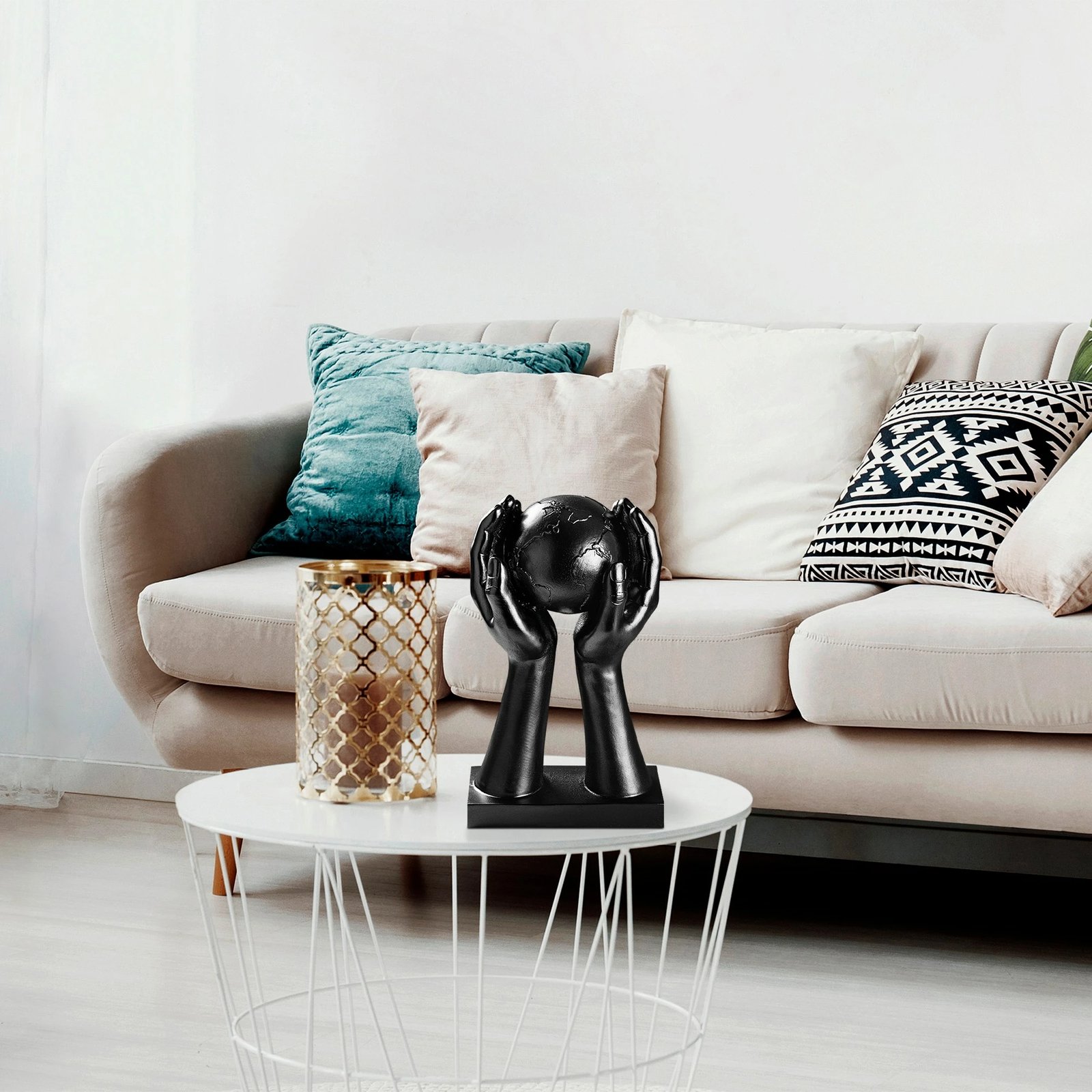 Objekt dekorativ Aberto Design, Global, i zi, 18x30x9cm Objekt dekorativ Aberto Design, Global, i zi, 18x30x9cm