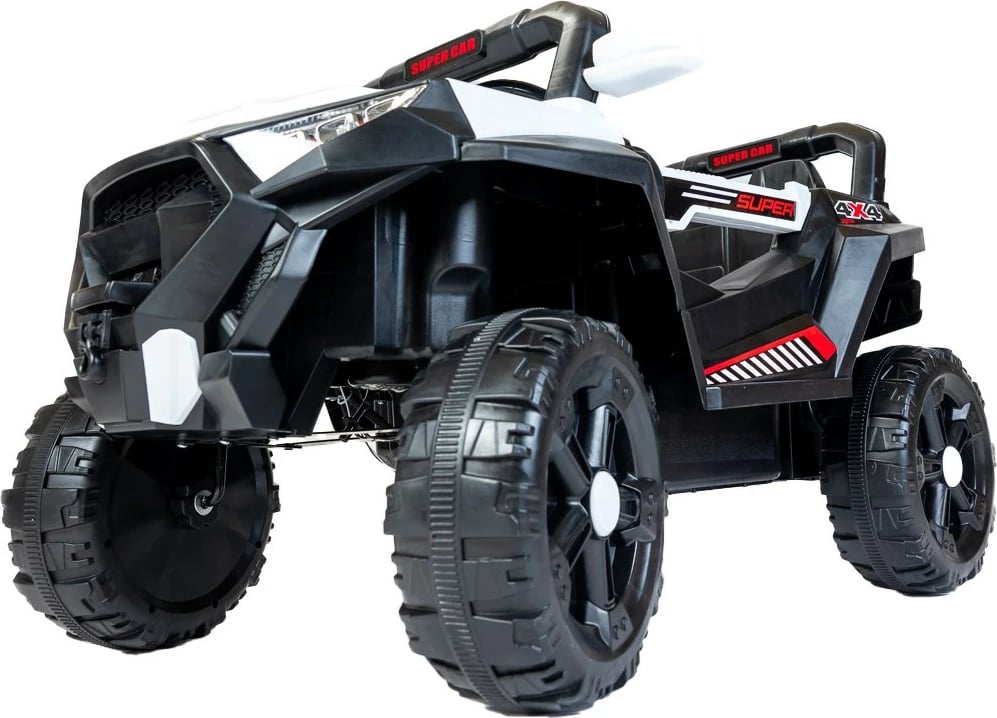 Makinë elektrike për fëmijë, Baby Mix Space, buggy stil 4x4, dy vende, e bardhë