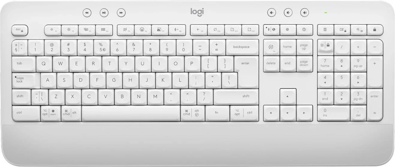 Tastierë wireless Logitech K650, e bardhë