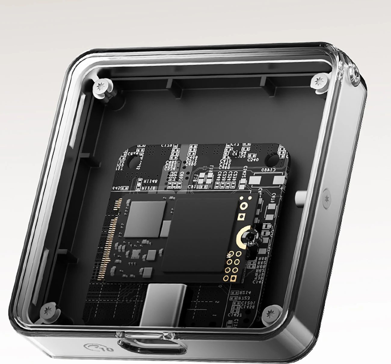 Kasë Orico AP30-G2 për SSD M.2 NVMe, MagSafe, USB-C 3.2, e zezë