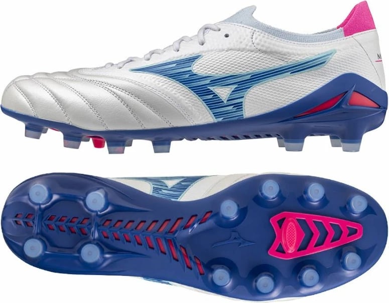 Atlete futbolli për meshkuj Mizuno, të bardha
