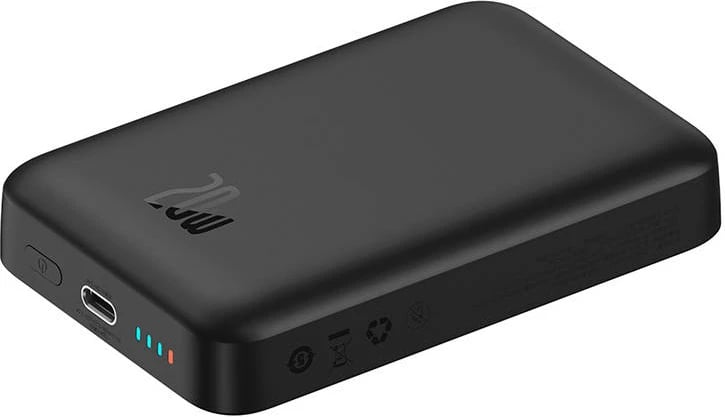 Powerbank Baseus Magnetic Mini 10000mAh, 20W, MagSafe, e zezë Powerbank Baseus Magnetic Mini 10000mAh, 20W, MagSafe, e zezë