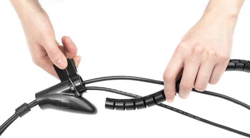 Mbështjellës kabllosh Digitus DA-90508, 5m, i zi