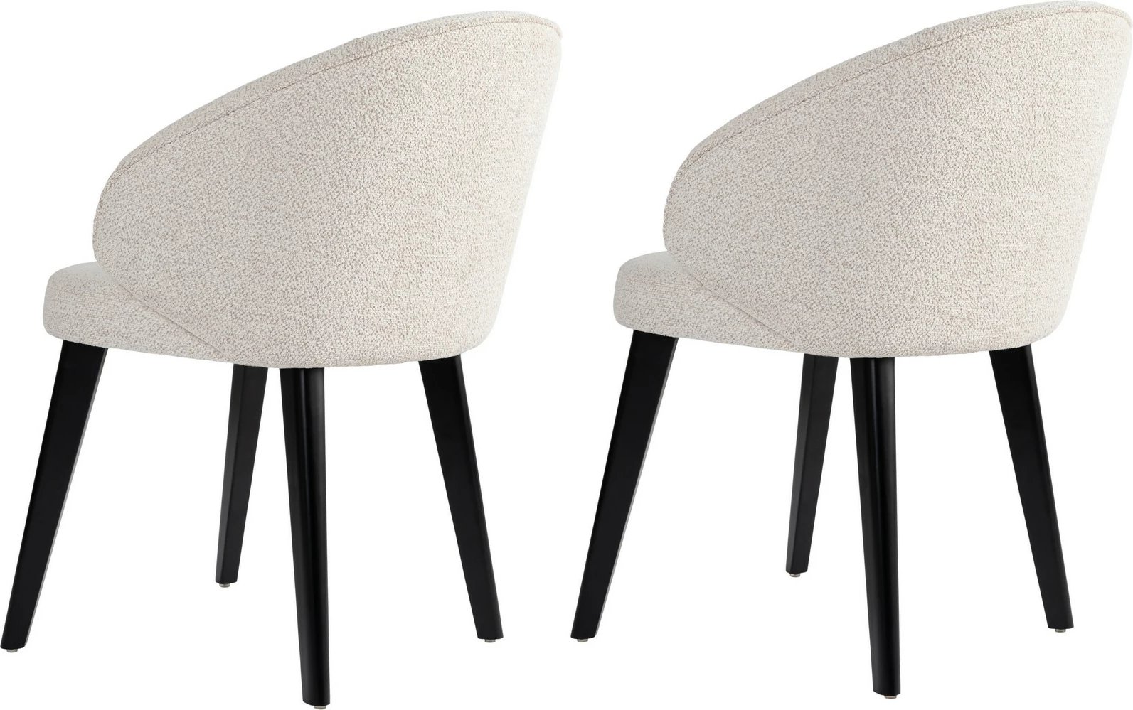 Set karrigesh (2 copë) Skye Decor, Bentley, e bardhë, e zezë