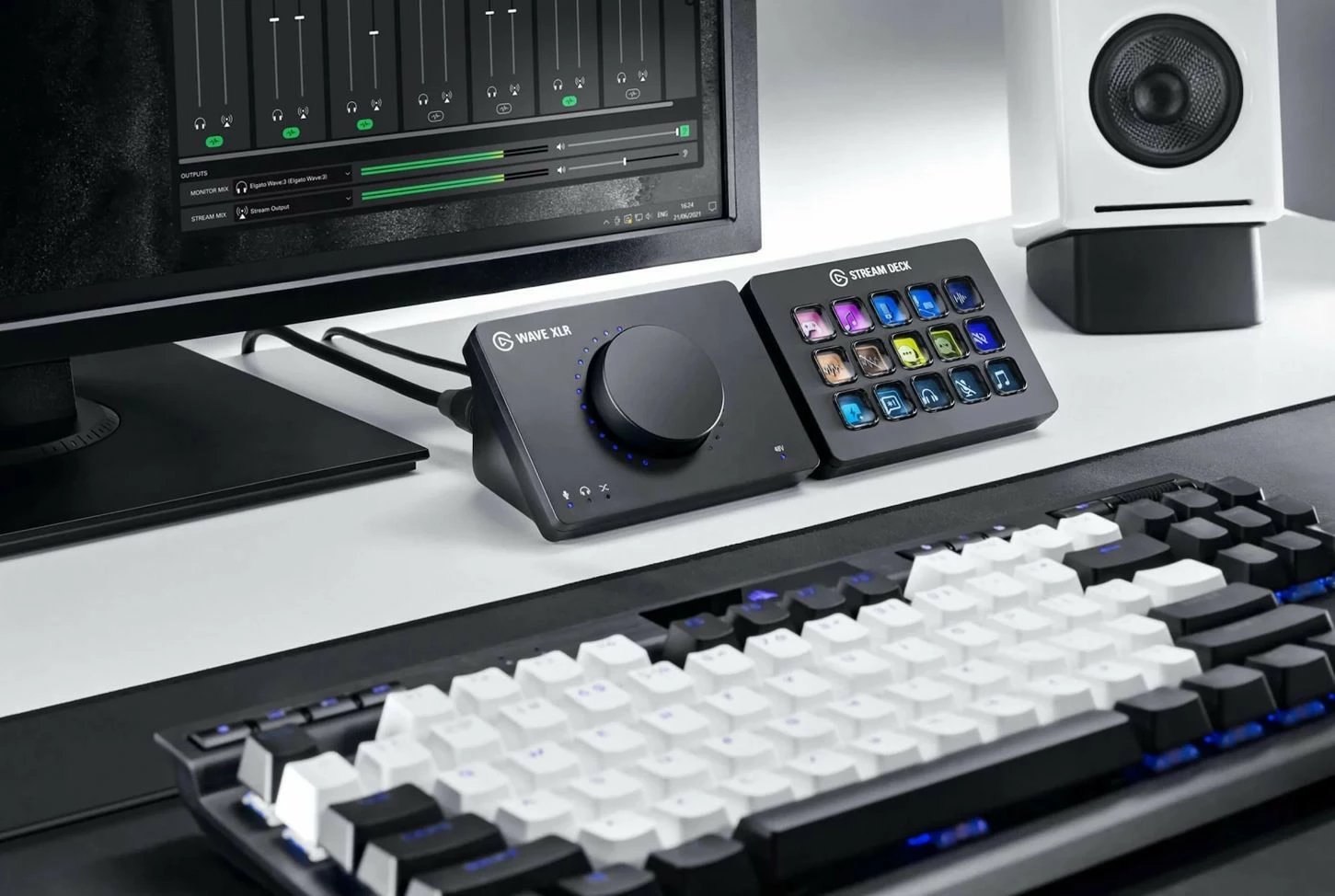 Interfacsë audio për mikrofon, Elgato Wave XLR (10MAG9901), USB-C, 20–20000 Hz, 48V, e zezë