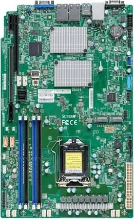Pllakë amë Super Micro X12STW-F, LGA 1200, për server, 4x DIMM, 2x 10Gb Ethernet