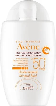 Fluid mineral për diell Avène Mineral Fluid SPF50, 40ml
