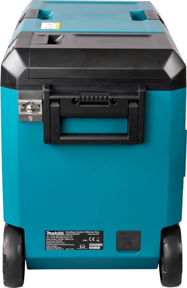 Kuti termike Makita CW004GZ 40V, portative, LED display, me rrota, zi/kaltër