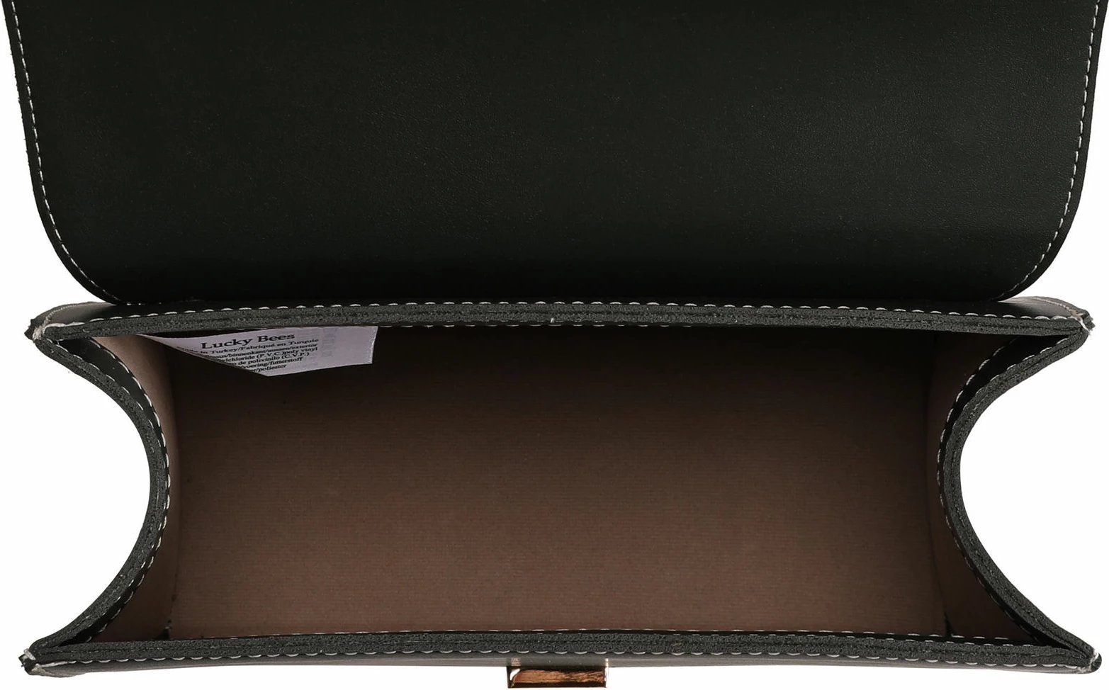 Çantë crossbody Lucky Bees, krem dhe e gjelbër e errët, 918