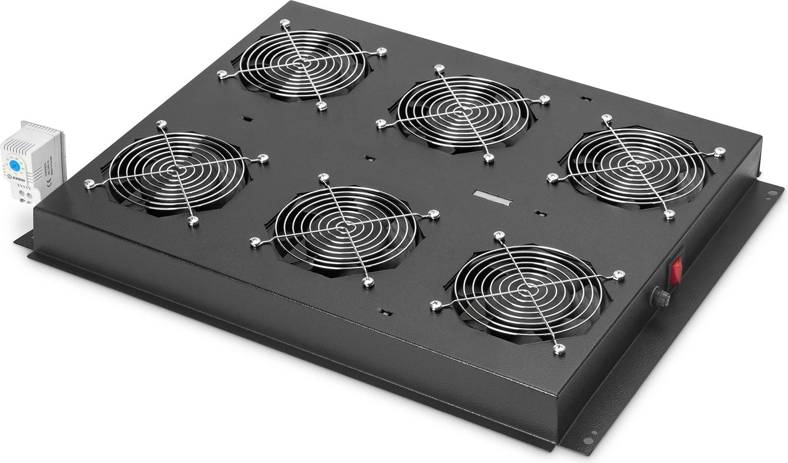 Njësi ftohëse tavanore Digitus Unique, 6 ventilatorë, e zezë
