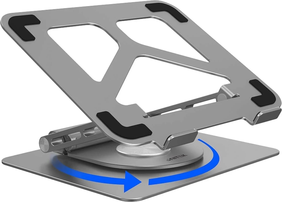 Podstavek për laptop Unitek USB-C HDMI 4K PD 100W, ngjyrë argjendi