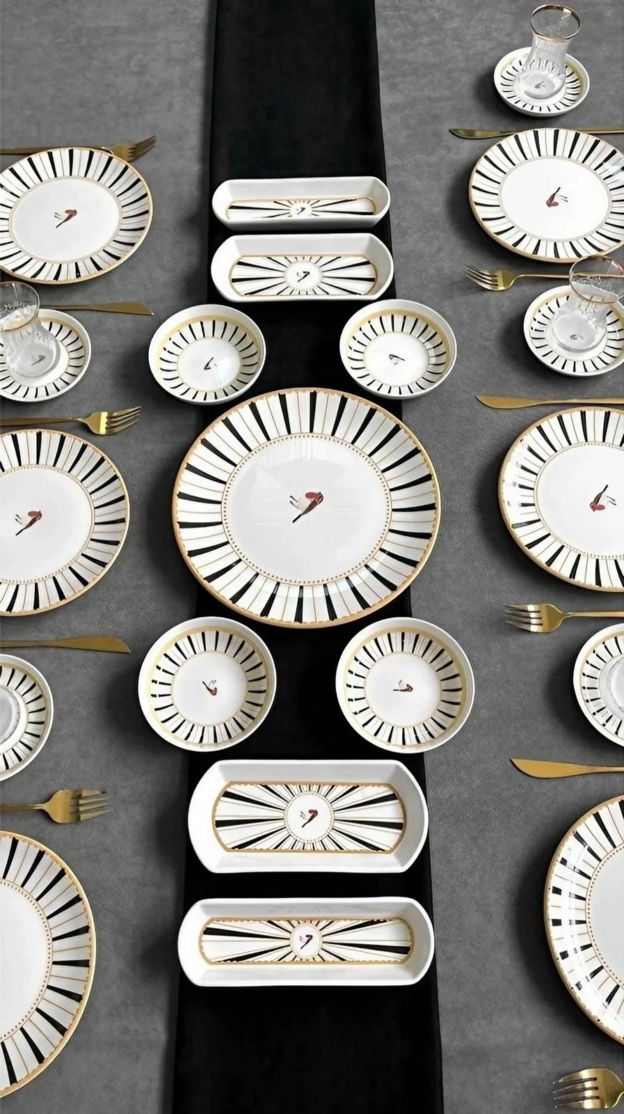 Set mëngjesi 21 pjesësh, Hermia Concept, Love 21KH