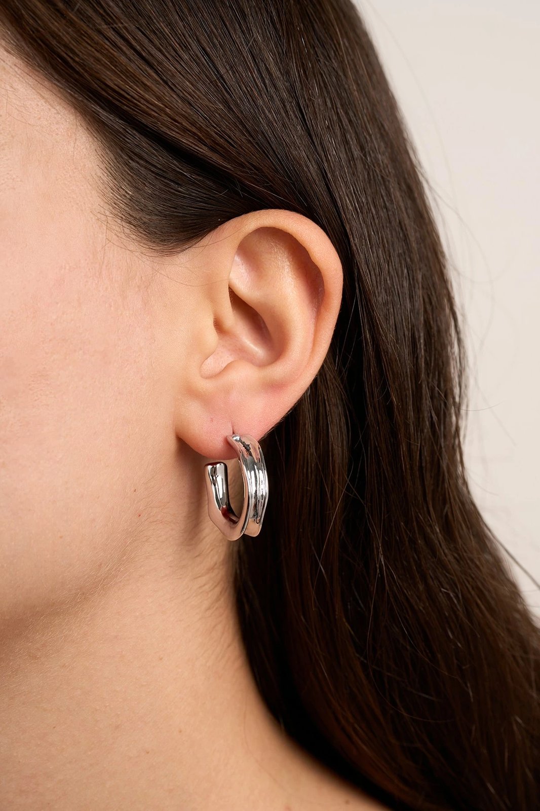 Vathë metalik ngjyrë argjendi Elika, ELKGC68343