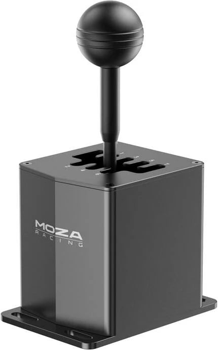 Leva ndërrimi Moza Racing HGP RS039 për simulime garash, alumini, 7+R, e zezë