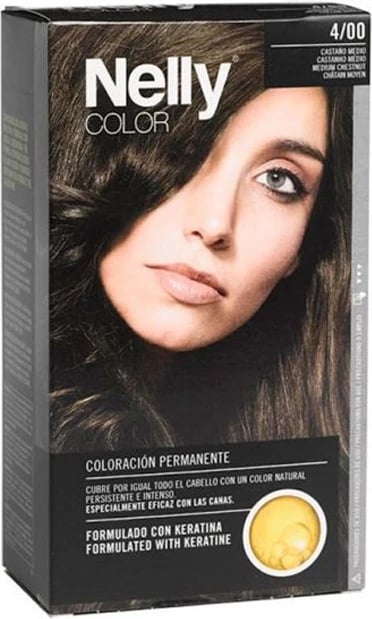 Nelly color hair dye 50+50 ml 4/00