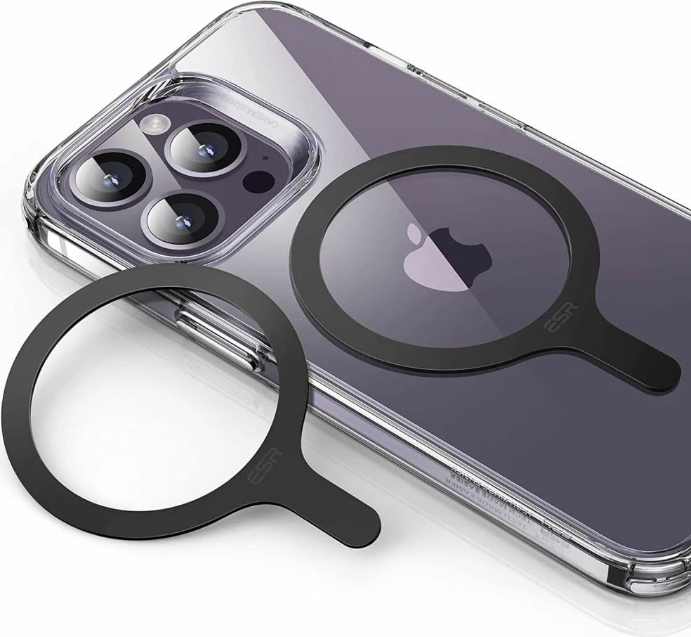 Unaza universale MagSafe ESR HaloLock, 2 copë, e zezë