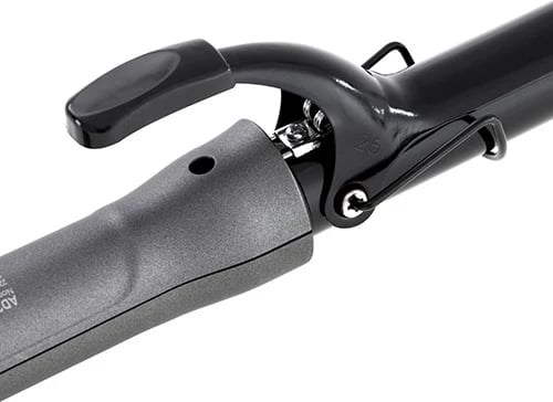 Mërdredhëse flokësh, Adler, AD 2114, 25 mm, ekran LCD, kontroll digjital i temperaturës, veshje qeramike, gri/zezë