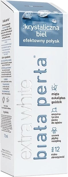 Pasta për dhëmbë Biała Perła Crystal White Whitening 75ml