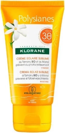 Krem dielli për fytyrë KLORANE Polysianes Sublime SPF30, 50ml