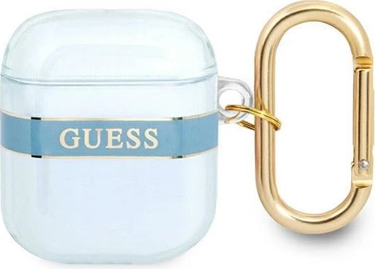 Mbështjellës Guess GUA2HHTSB për AirPods 1/2, Strap Collection, kaltër