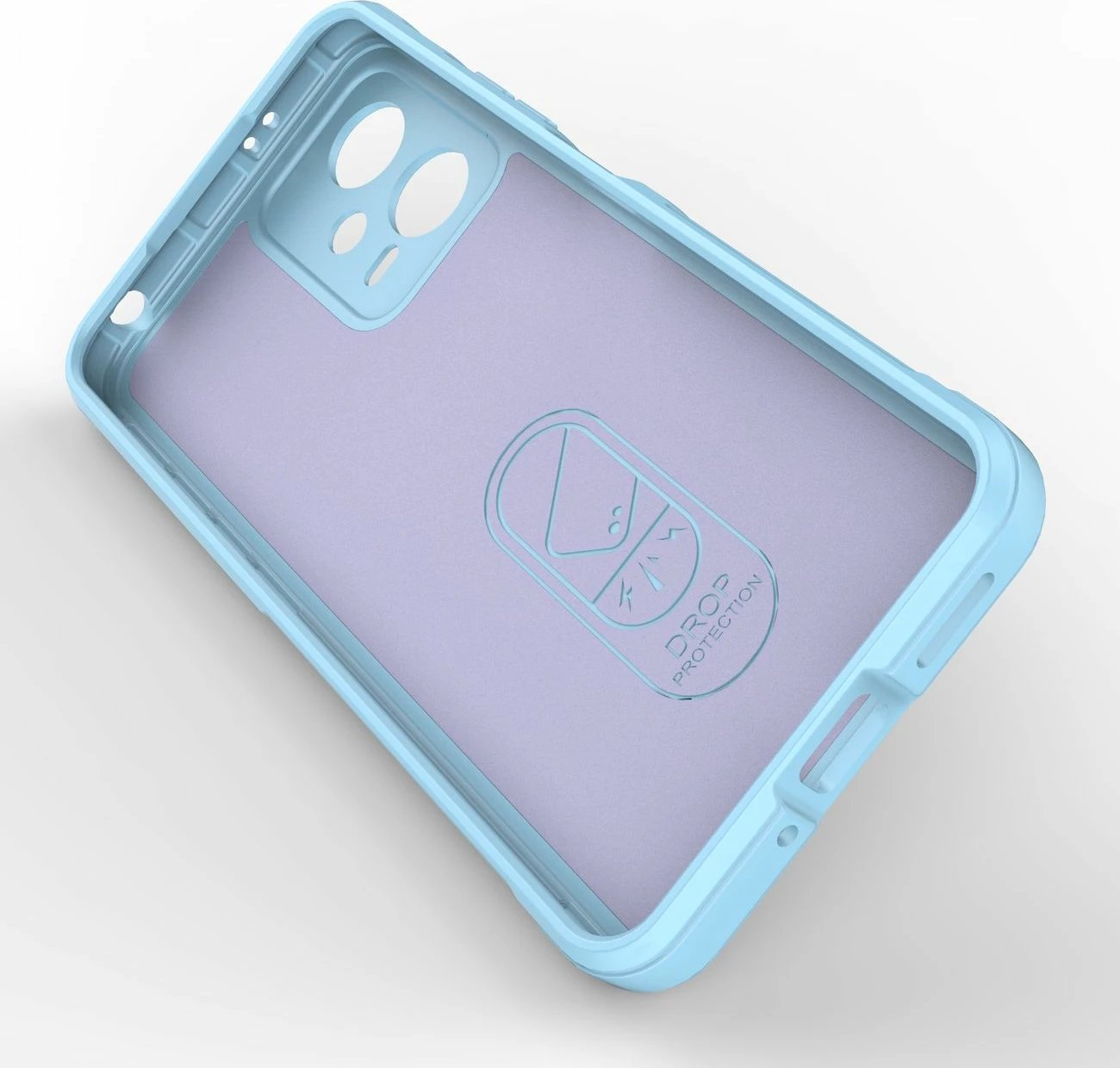 Mbështjellës Hurtel Magic Shield Case për Xiaomi Redmi Note 12 5G / Poco X5 5G, kaltër e çelët