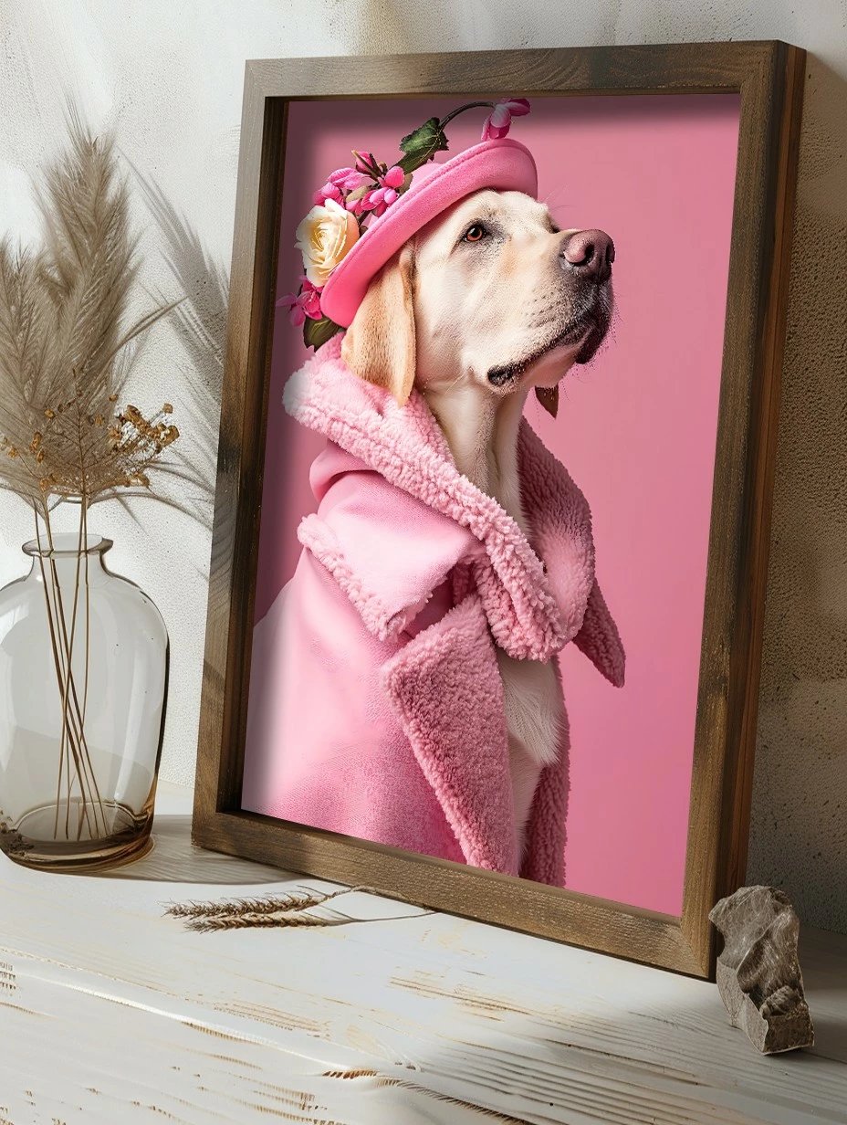 Pikturë dekorative me kornizë MDF, shumëngjyrëshe, Wallity GE077-L