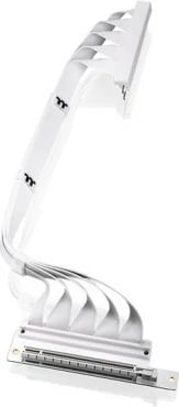 Kasë Thermaltake Riser Tape PCI-E 4.0 x16 Extender 400mm Dual 90°, Bardhë