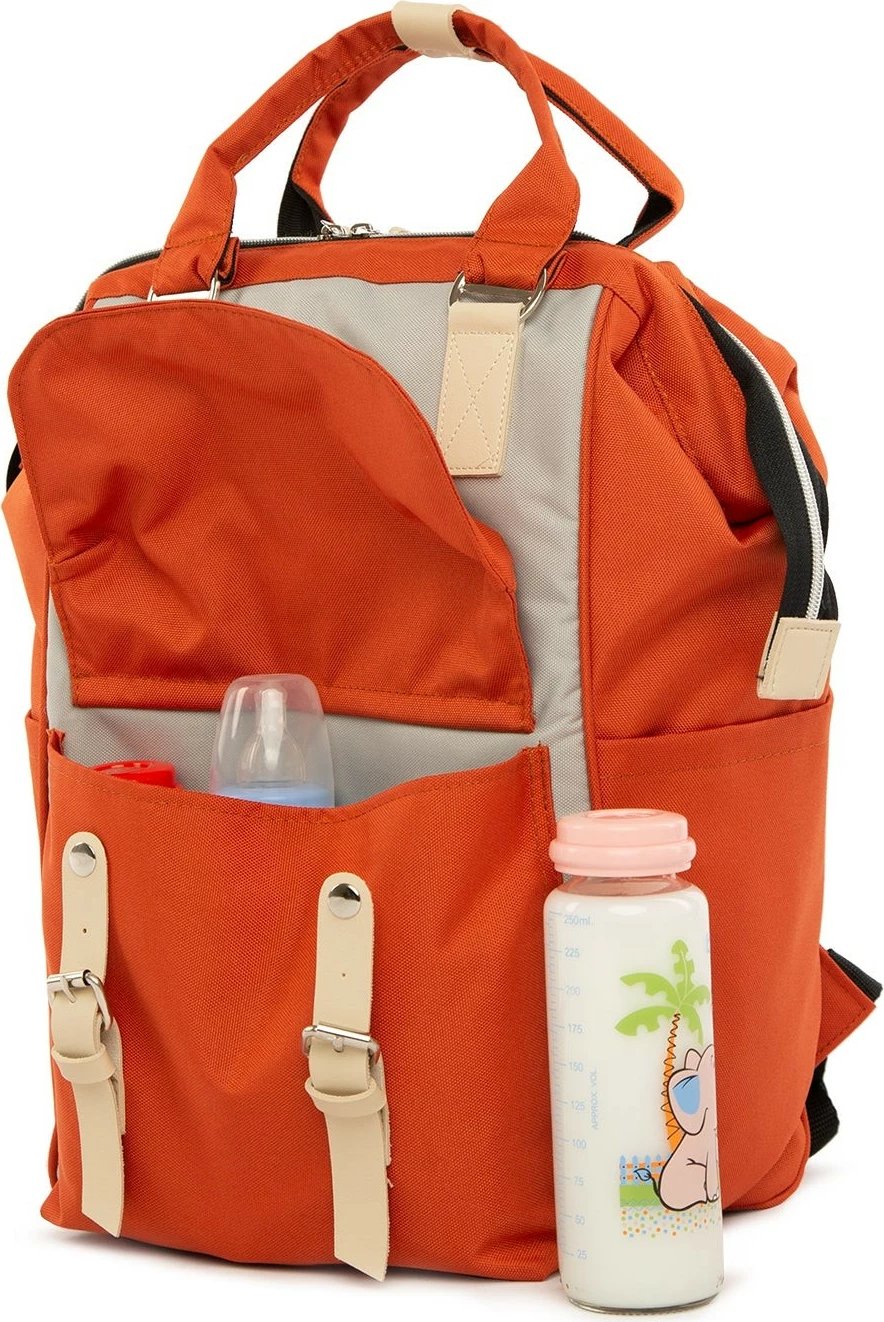 Çantë për pelena Zoozie Bags, ngjyrë e kuqe Tile, 3884 - 51539