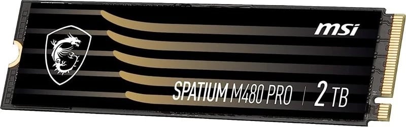 SSD brendi MSI, modeli SPATIUM M480 PRO PCIE 4.0 NVME M.2 2TB SSD brendi MSI, modeli SPATIUM M480 PRO PCIE 4.0 NVME M.2 2TB